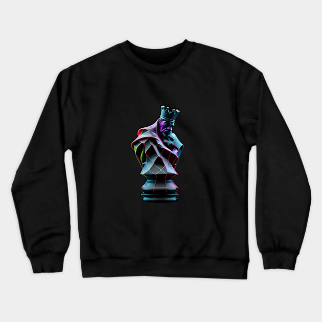 The King – Chess Crewneck Sweatshirt by Urban Gypsy Designs